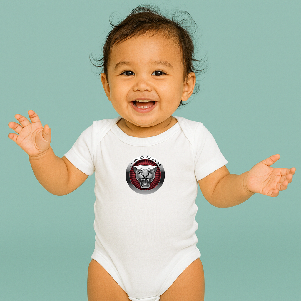 Jaguar Motorsports Supercars Baby Romper Onesie