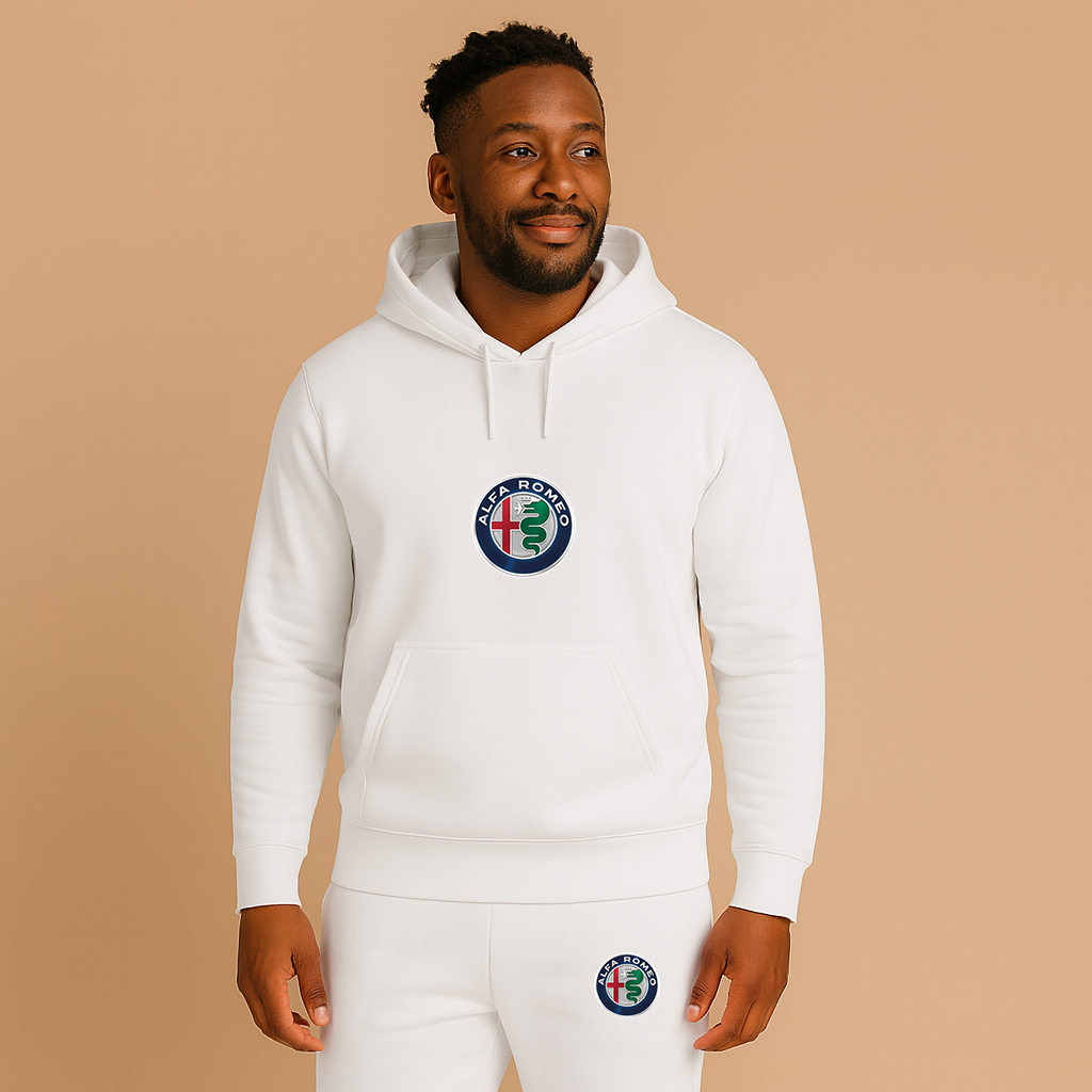 Men's Alfa Romeo Car Hoodie Joggers Set