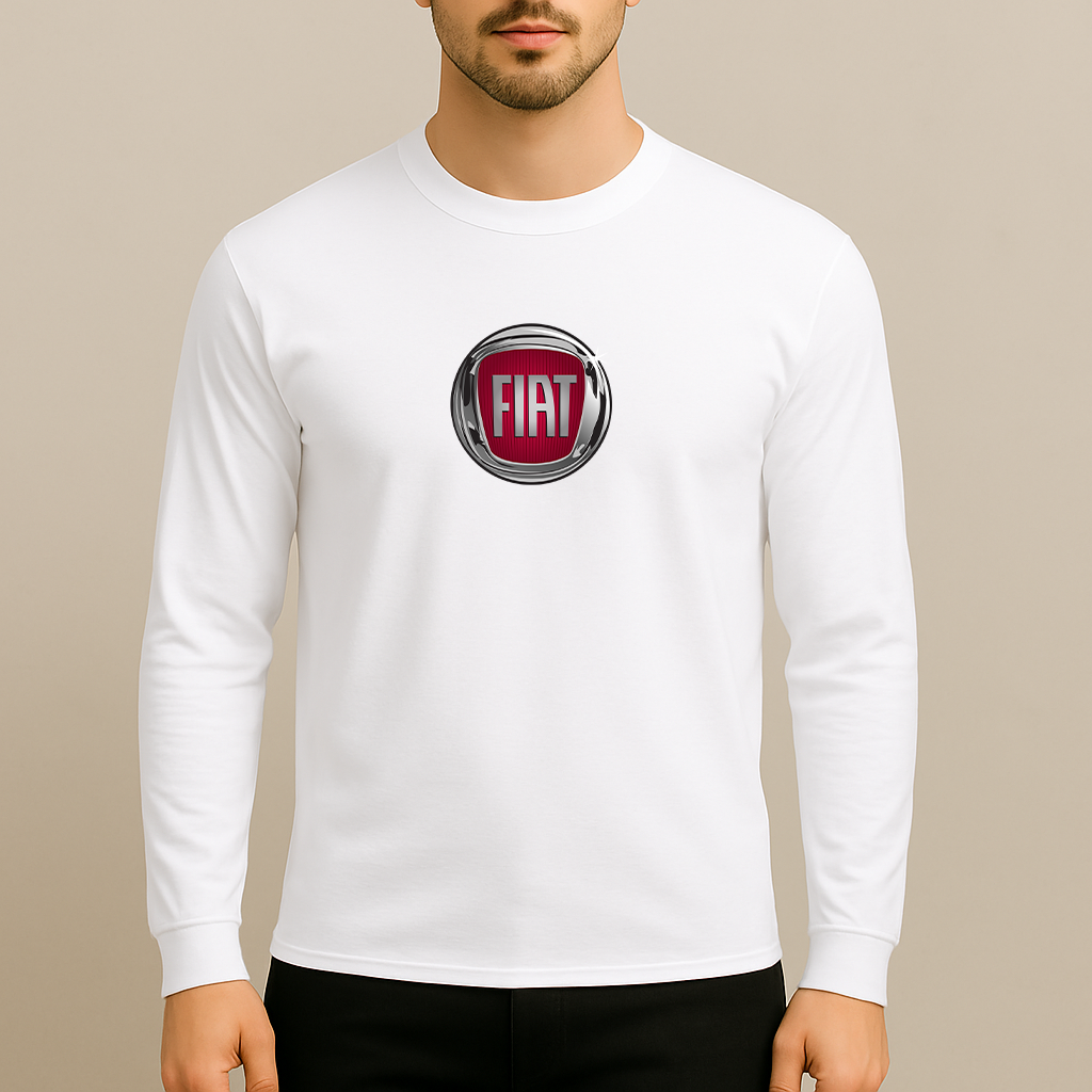 Men’s Fiat Car Long Sleeve T-Shirt