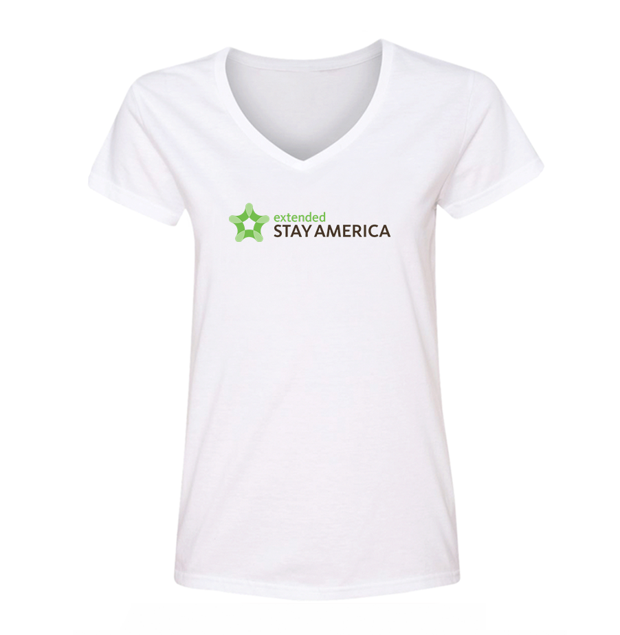 Women's Extended Stay America V-Neck T-Shirt