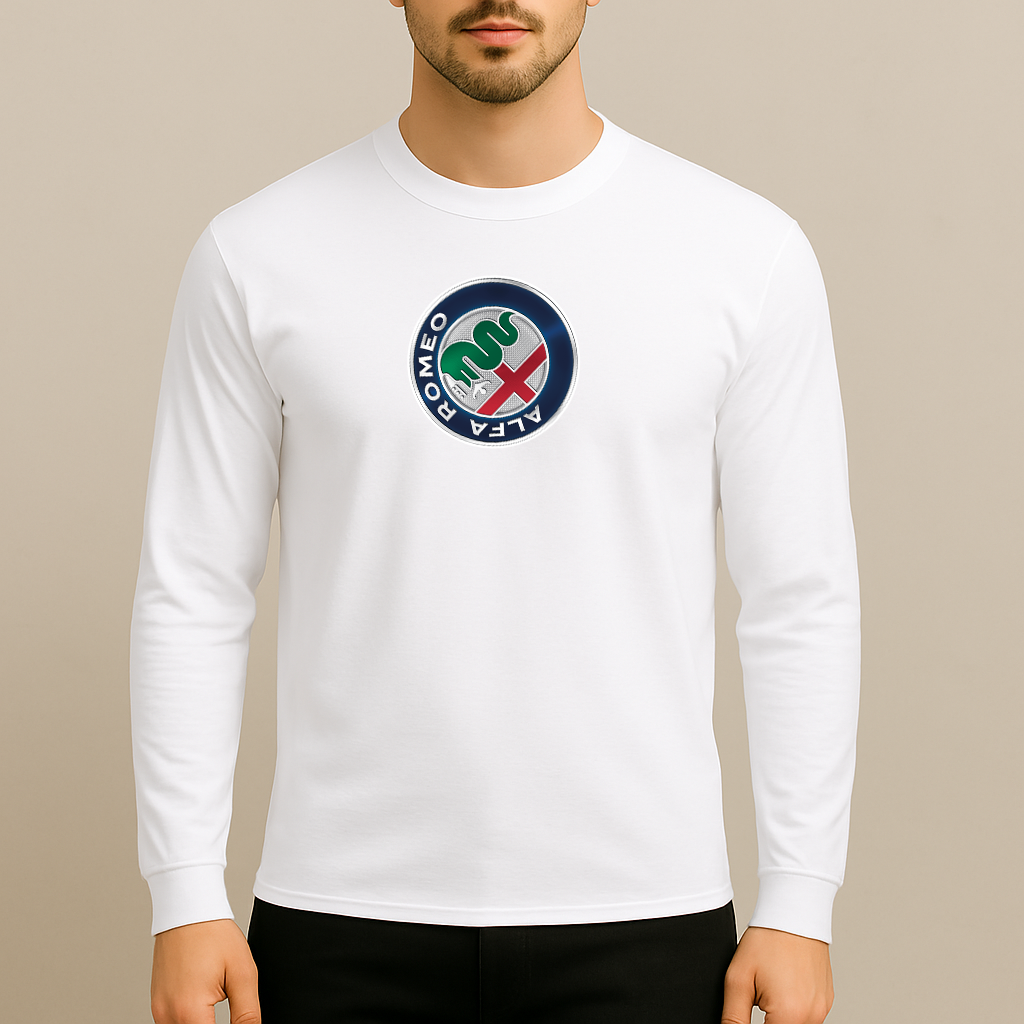 Men's Alfa Romeo Car Long Sleeve T-Shirt