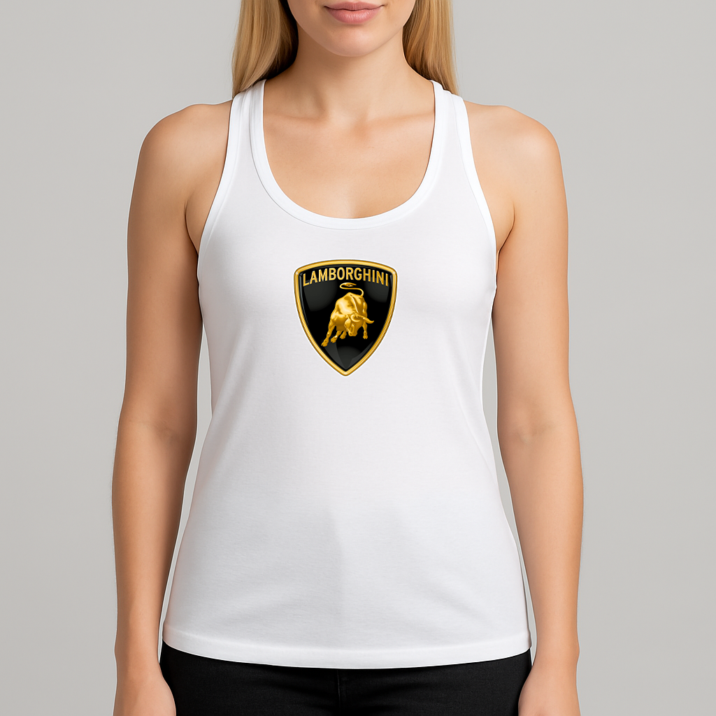 Women's Lamborghini Car Racerback Tank Top