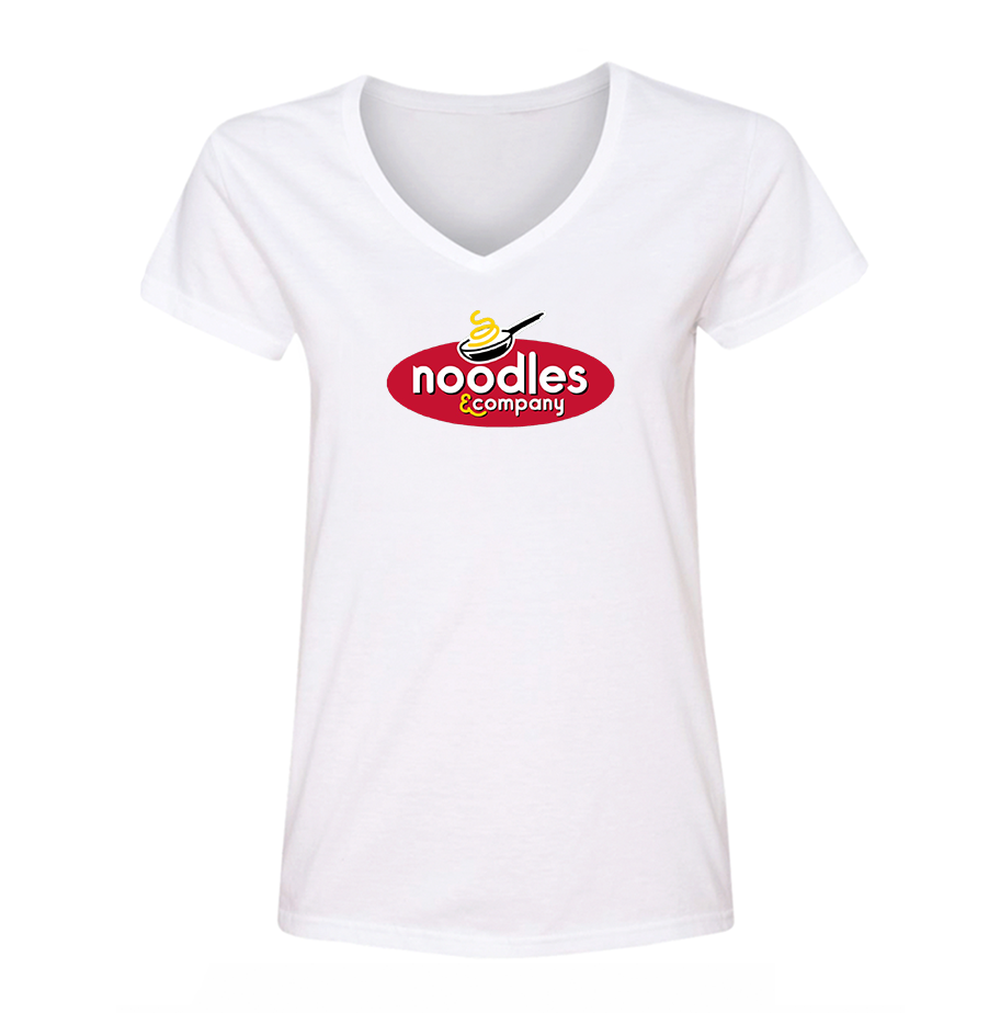 Women's Noodles & Company  V-Neck T-Shirt