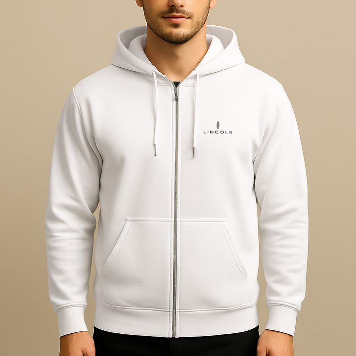 Men’s Lincoln Car Zipper Hoodie