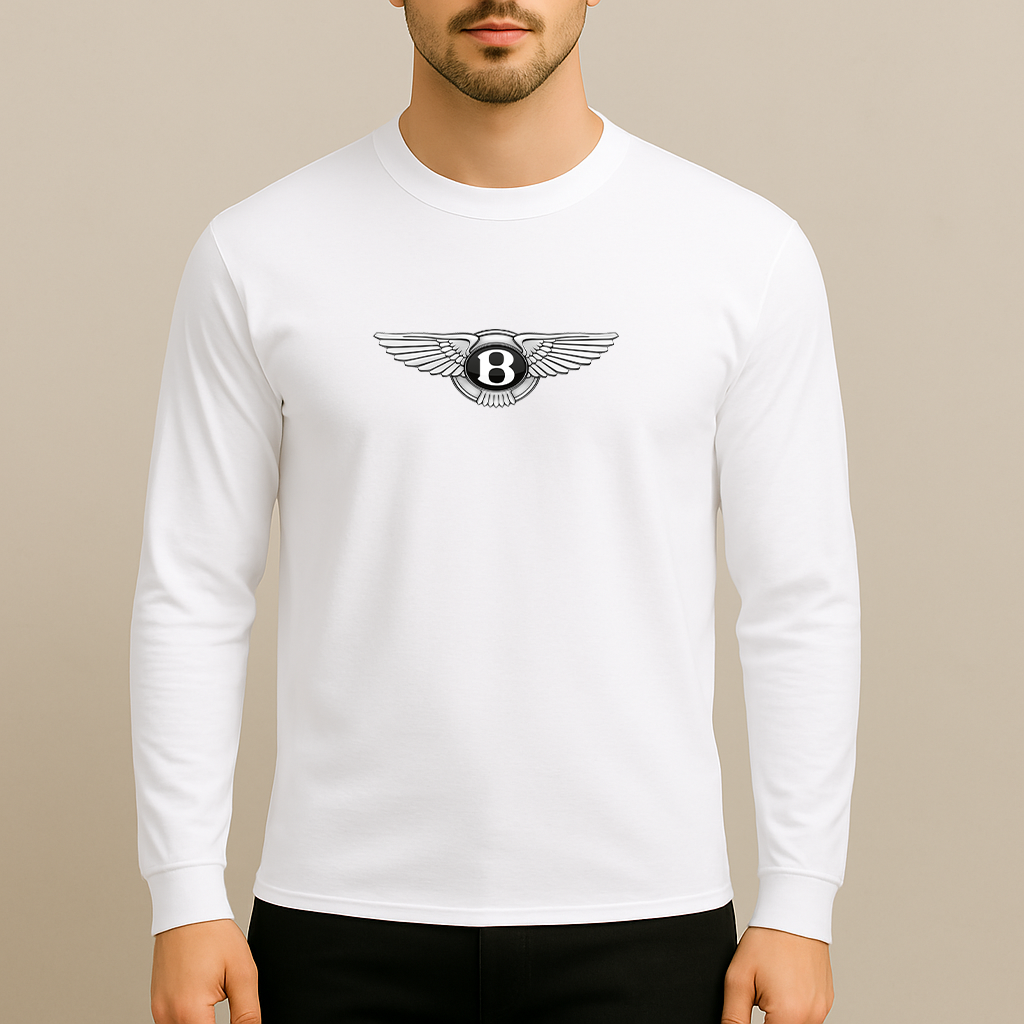 Men’s Bentley Motorsports Car Long Sleeve T-Shirt