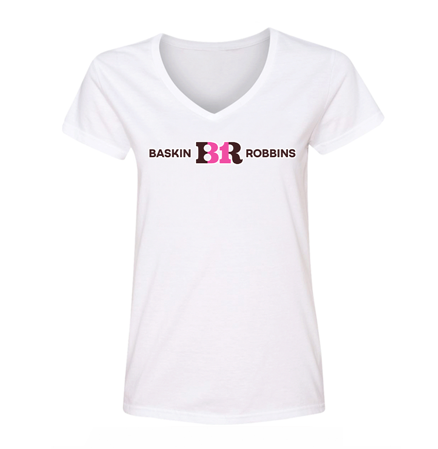 Women's Baskin-Rоbbins V-Neck T-Shirt