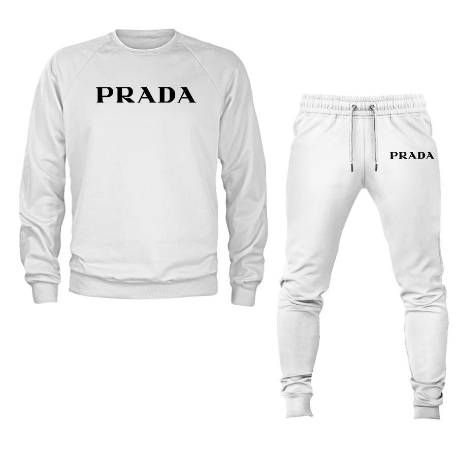 Men's Prada Crewneck Sweatshirt Joggers Suit