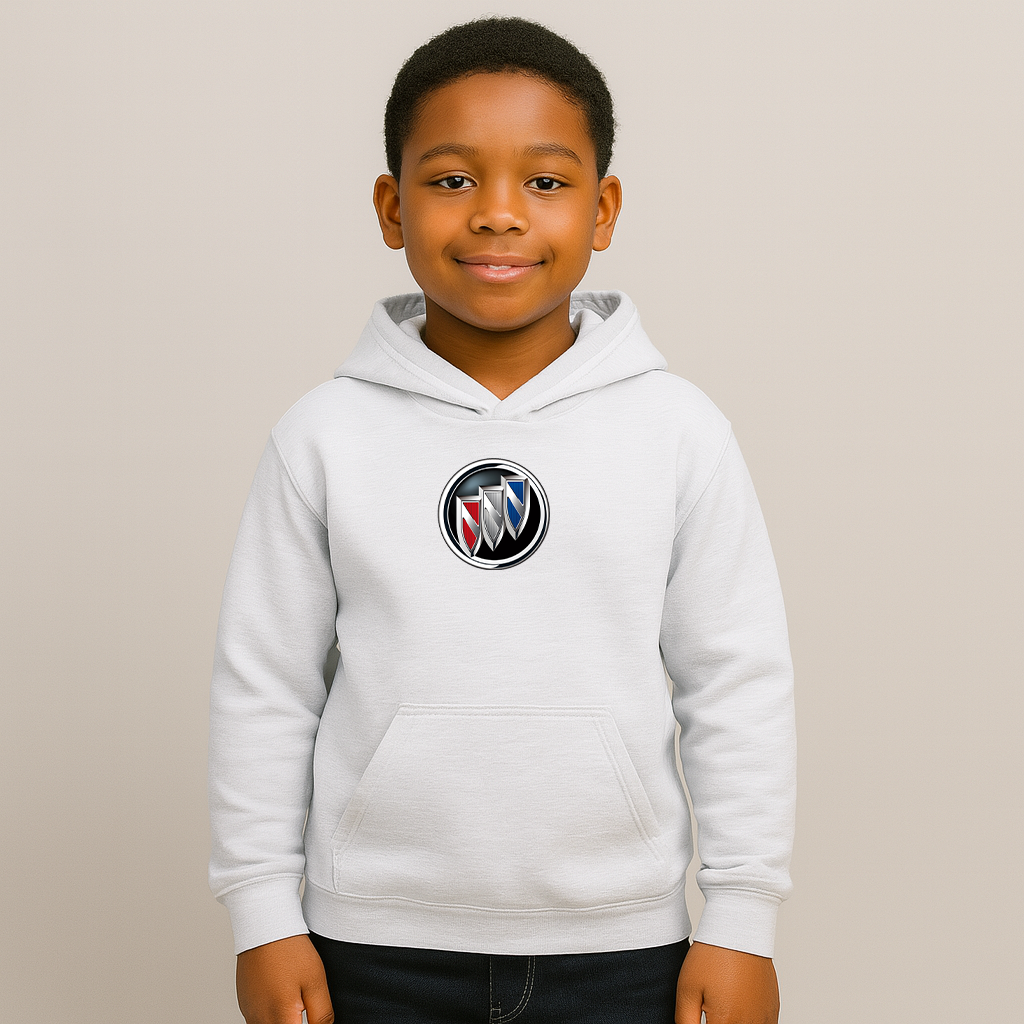 Youth Kids Buick Car Pullover Hoodie