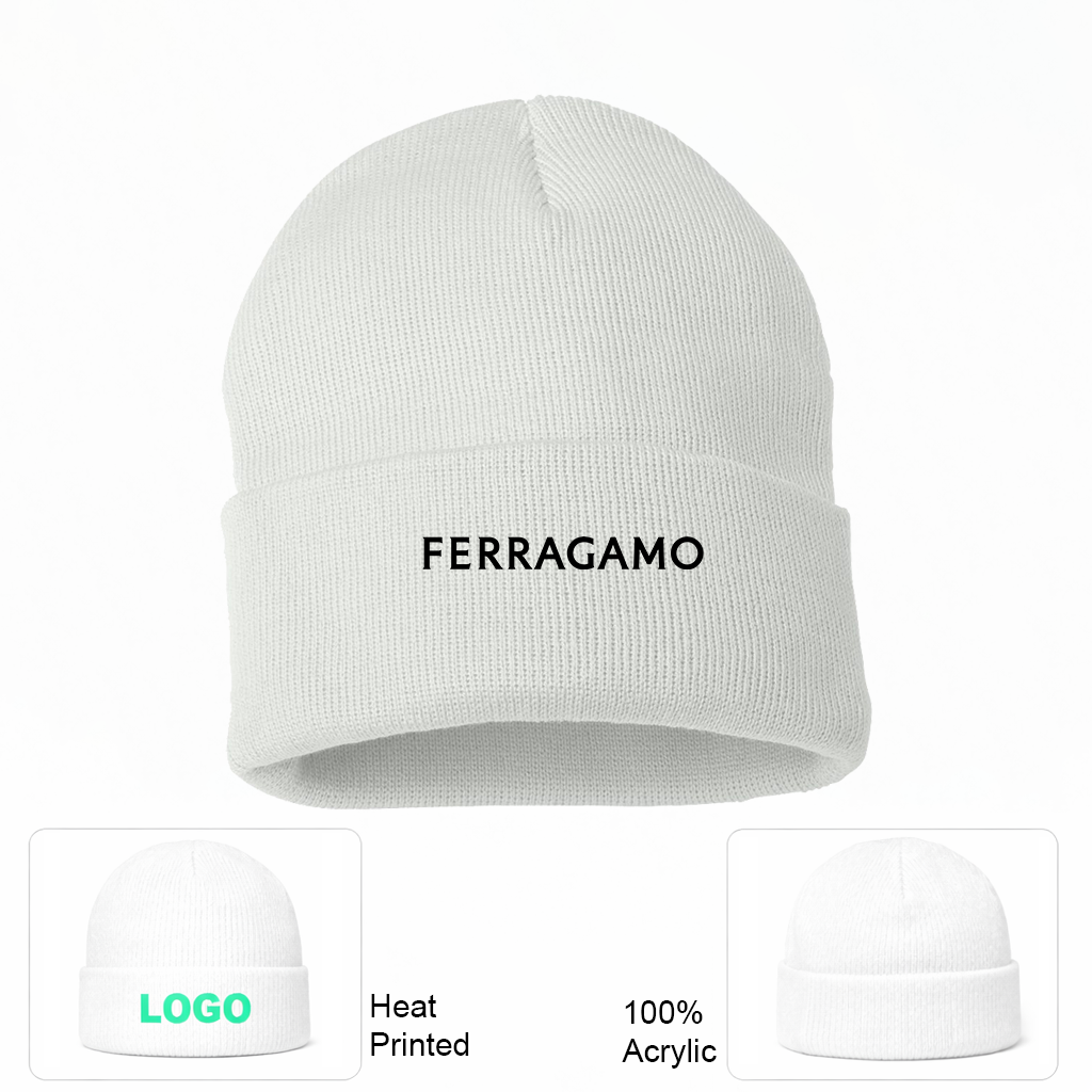 Ferragamo Cuffed Beanie Hat