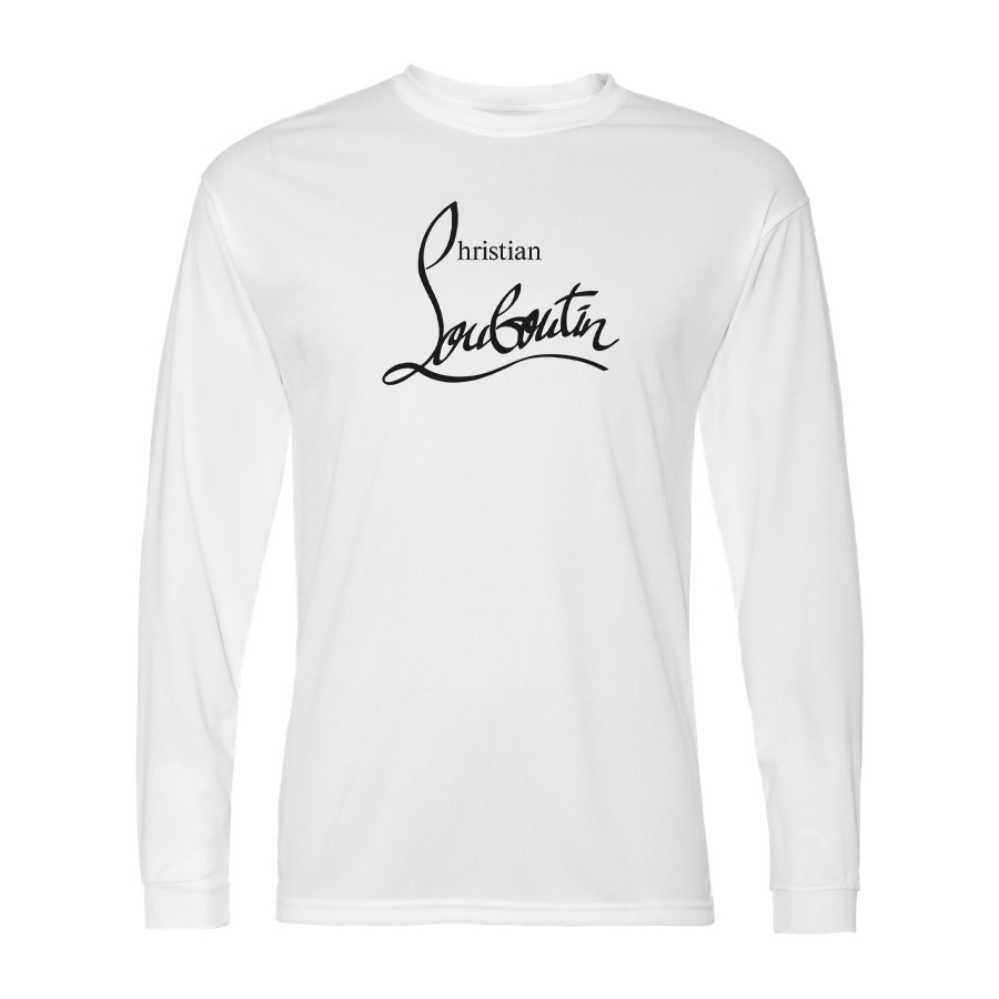 Men's Christian Louboutin Polyester Long Sleeve T-Shirt