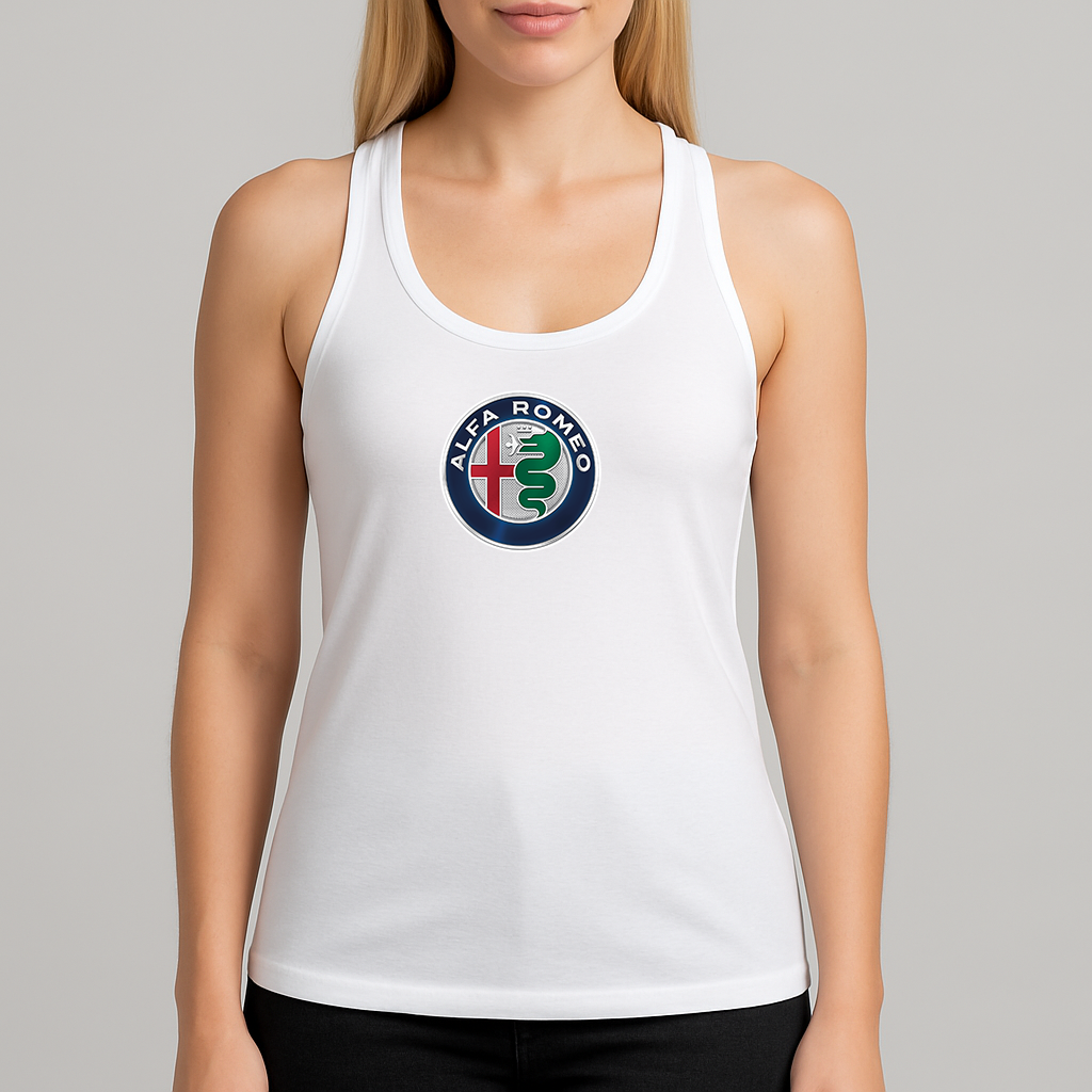 Women's Alfa Romeo Car Racerback Tank Top