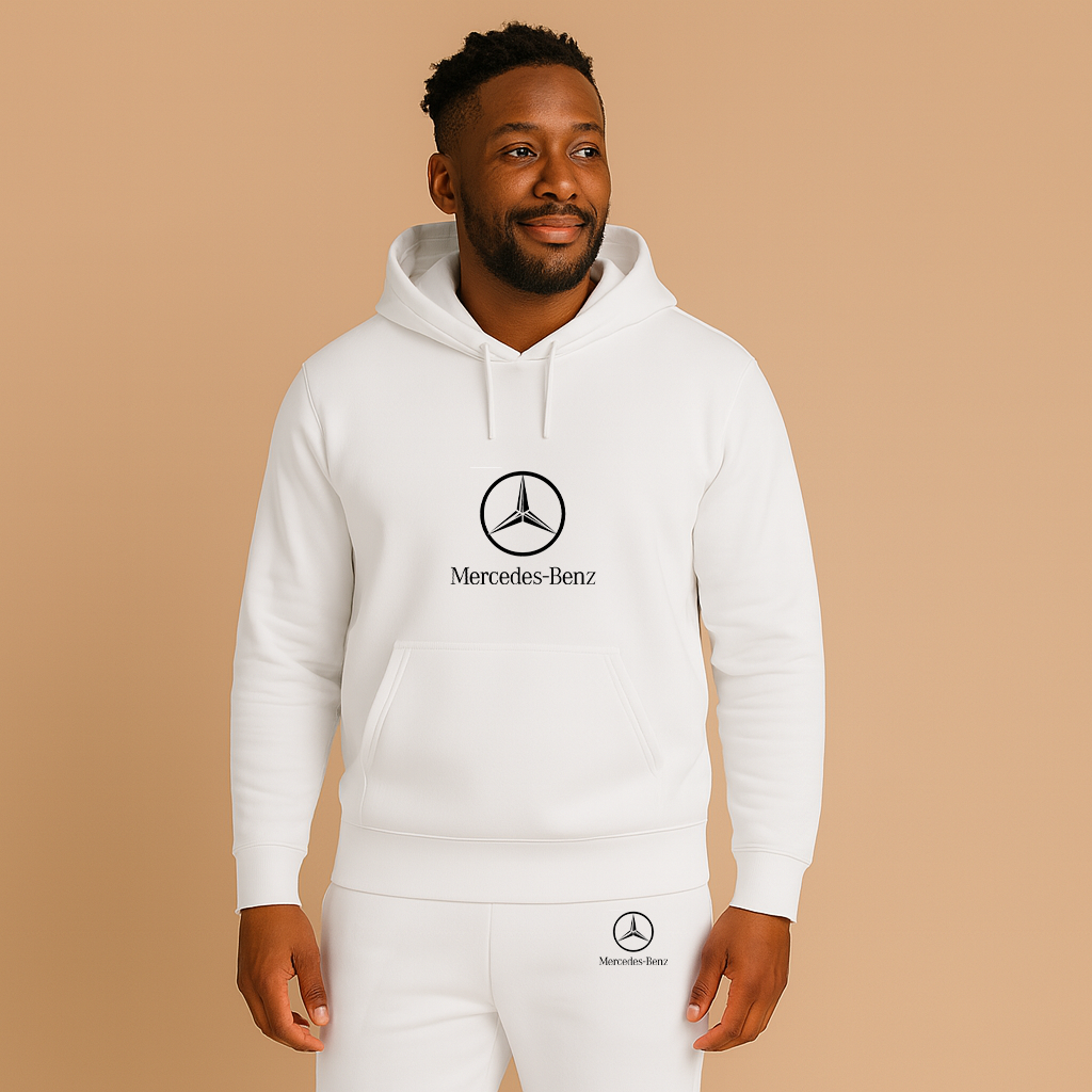 Men’s Mercedes-Benz Luxury Car Hoodie Joggers Set