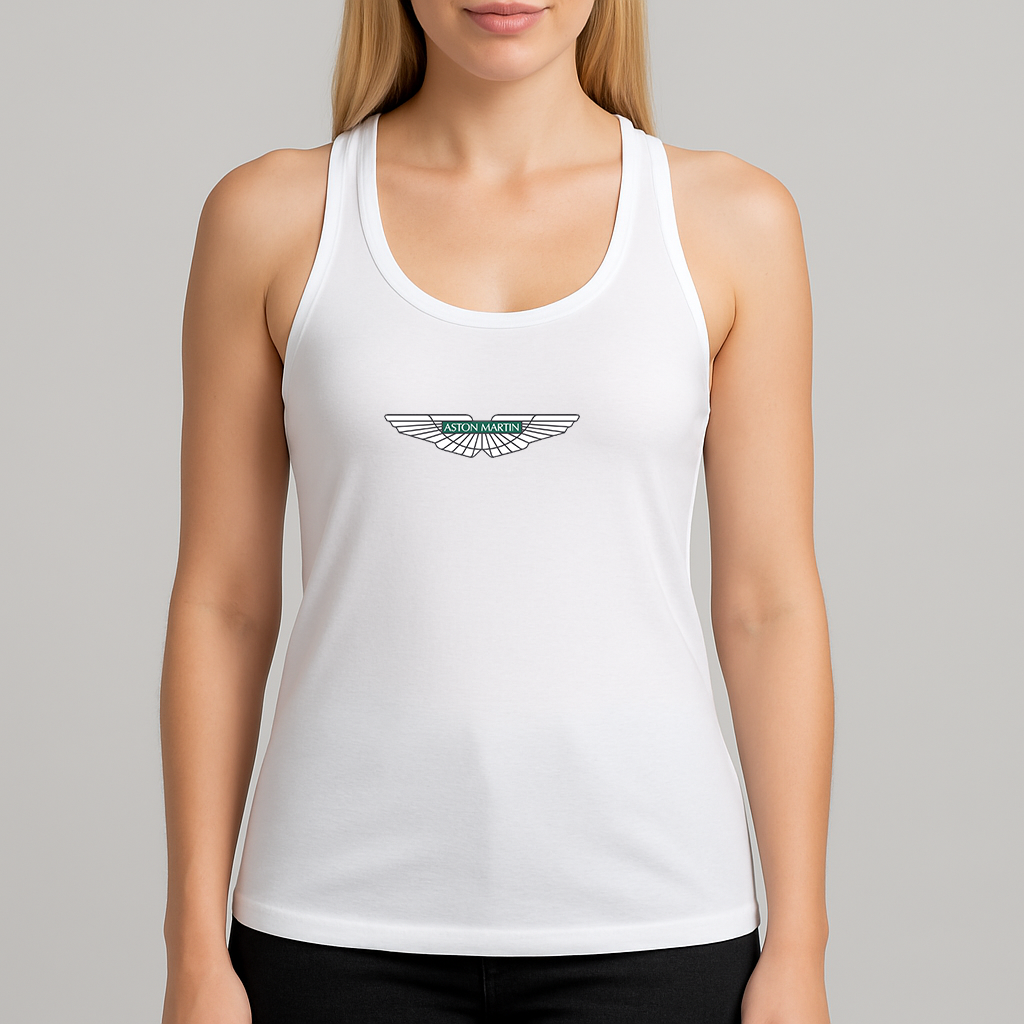 Women's Aston Martin Motorsports Car Racerback Tank Top