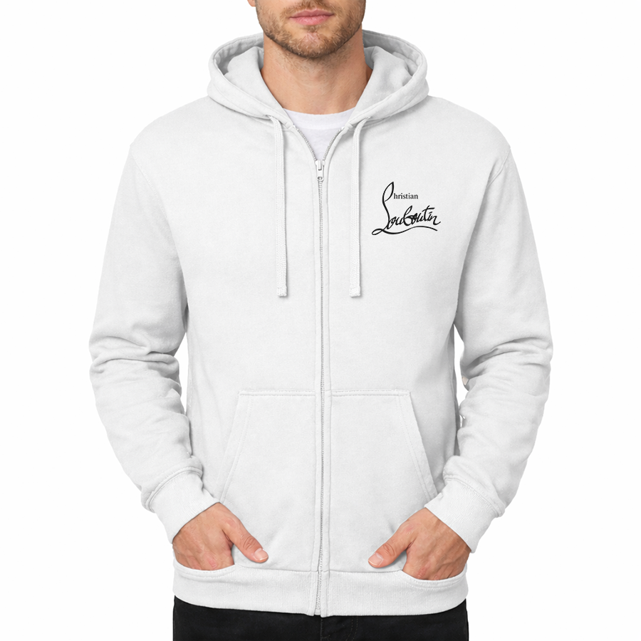 Men's Christian Louboutin Zipper Hoodie
