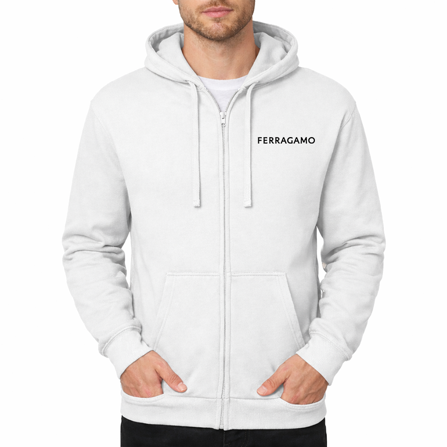 Men's Ferragamo Zipper Hoodie