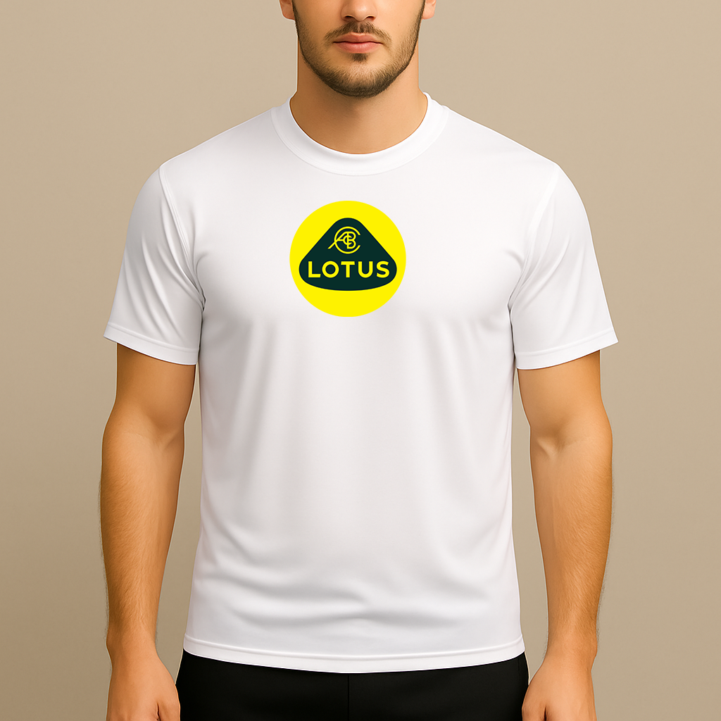 Men’s Lotus Car Polyester T-Shirt