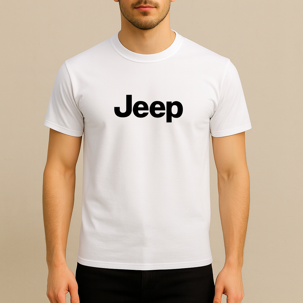 Men’s Jeep Car Cotton T-Shirt