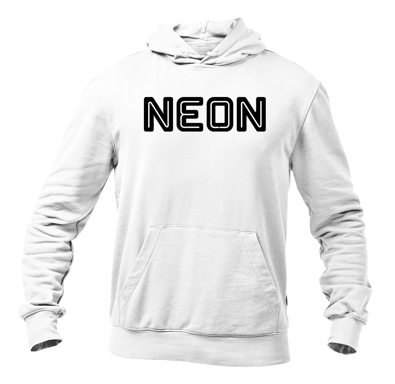 Men's Neon  Logo Pullover Hoodie