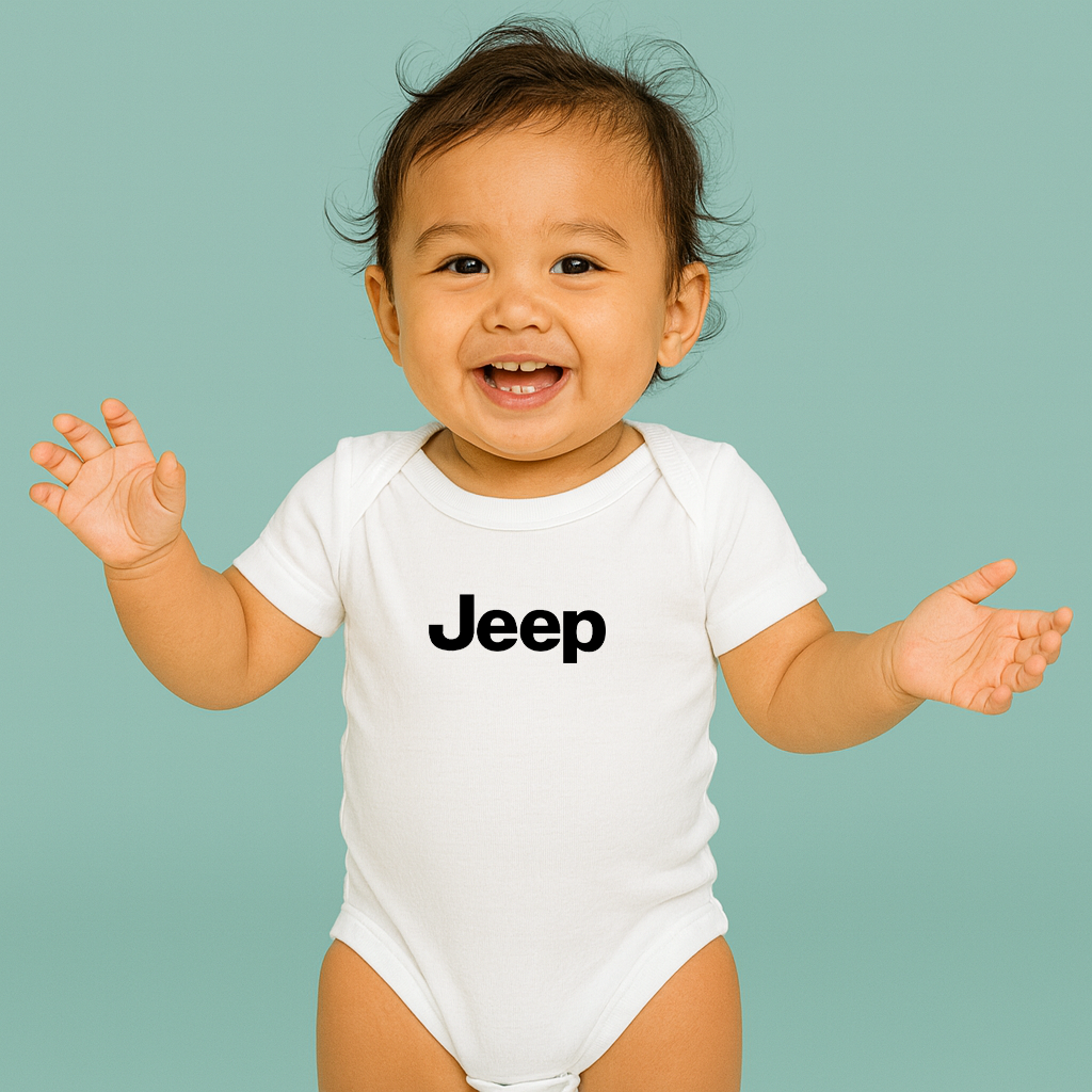 Jeep Car Baby Romper Onesie