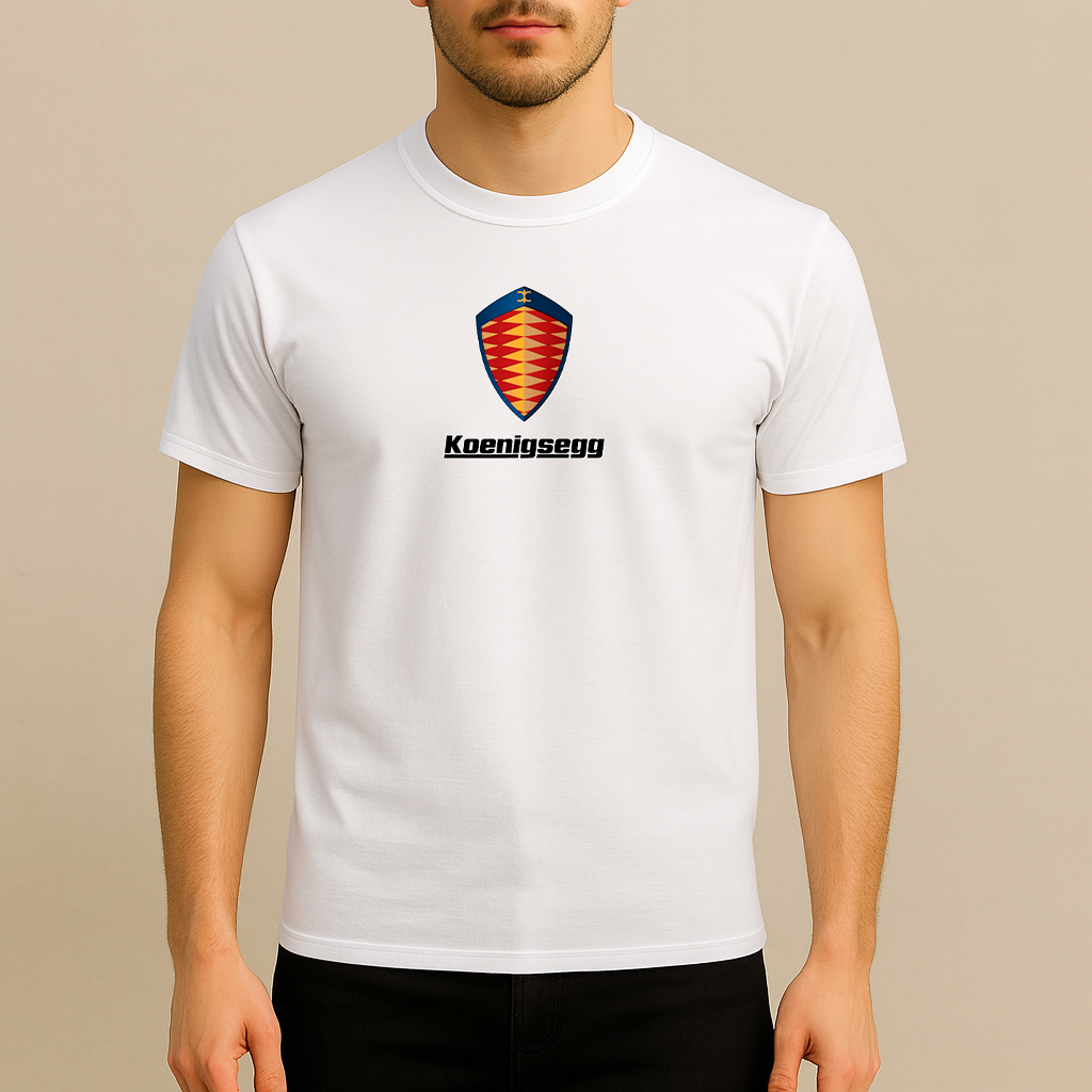 Men’s Koenigsegg Car Cotton T-Shirt