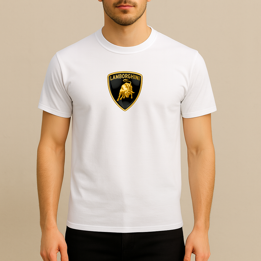 Men’s Lamborghini Car Cotton T-Shirt
