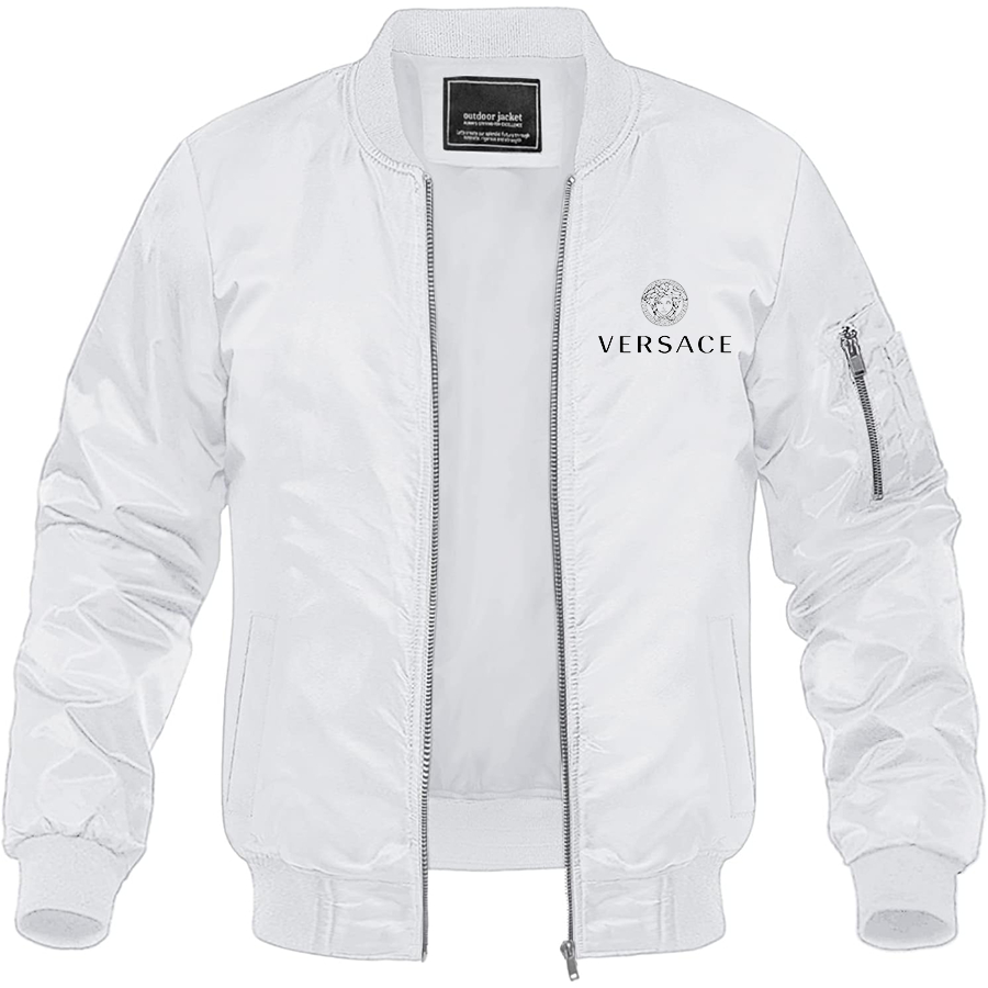 Men's Versace Lightweight Bomber Jacket Windbreaker Softshell Varsity Jacket Coat