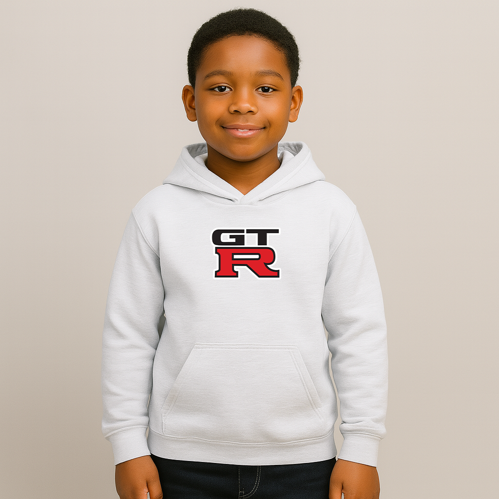 Youth Kids GTR Car Pullover Hoodie