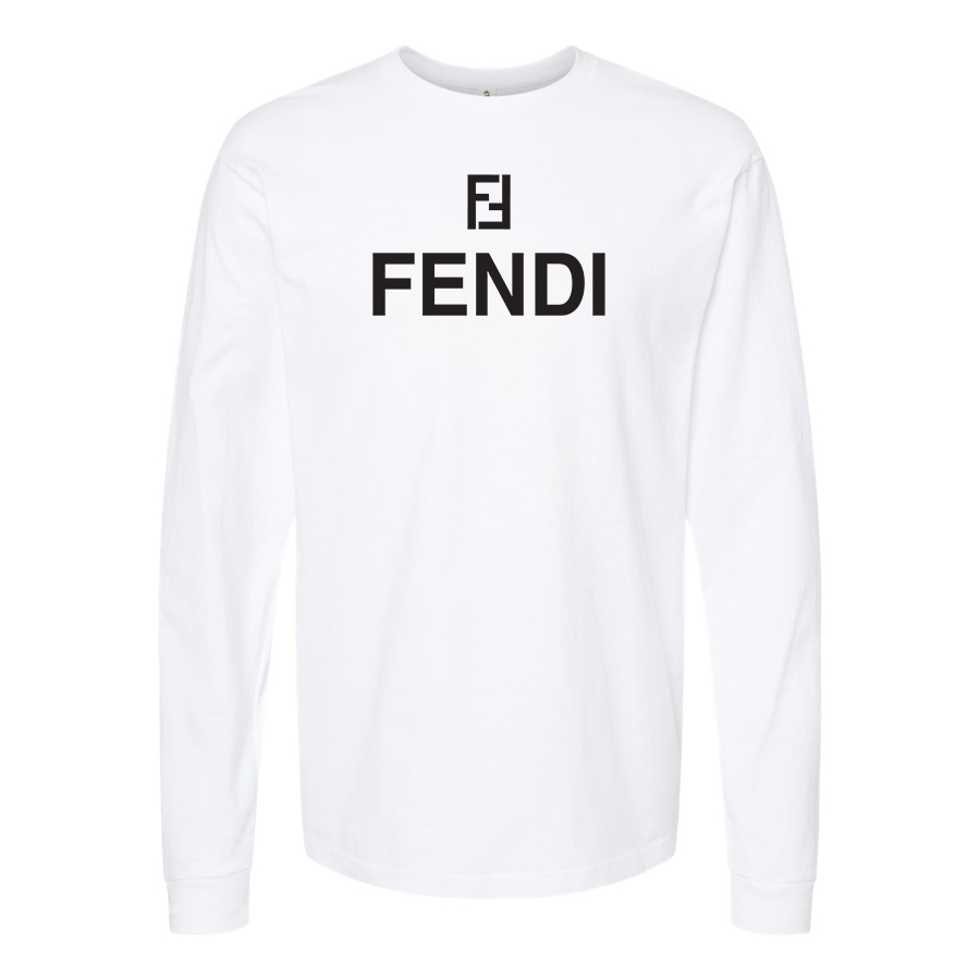 Men's Fendi Cotton Long Sleeve T-Shirt