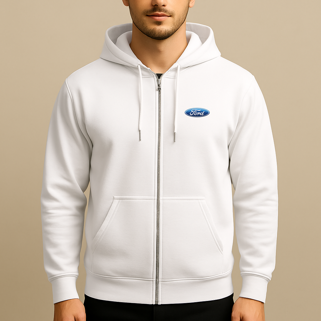 Men’s Ford Car Zipper Hoodie
