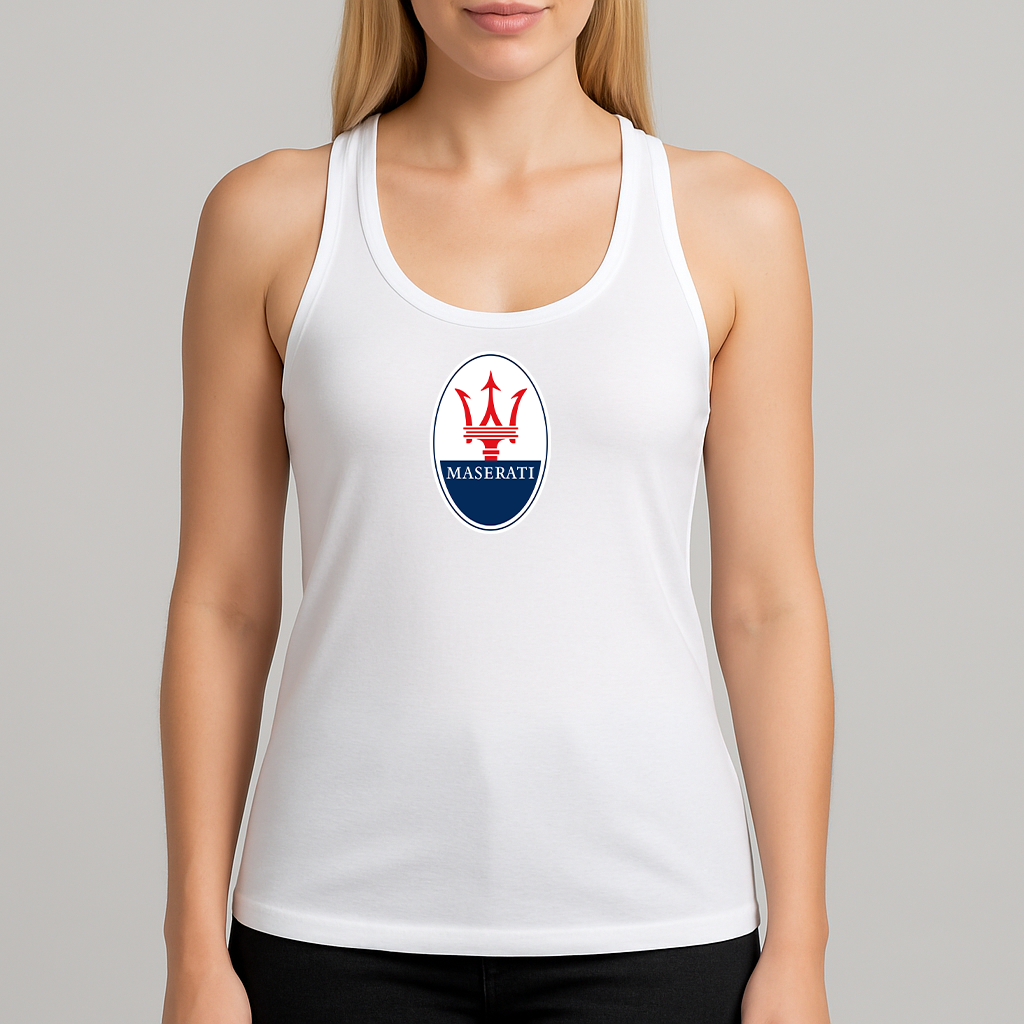 Women's Maserati Car Racerback Tank Top