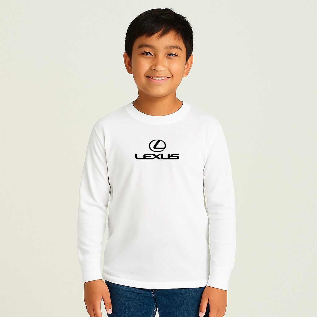 Youth Kids Lexus Car Long Sleeve T-Shirt