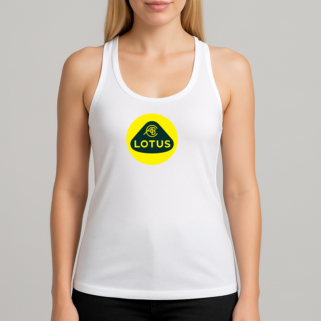 Women's Lotus Car Racerback Tank Top
