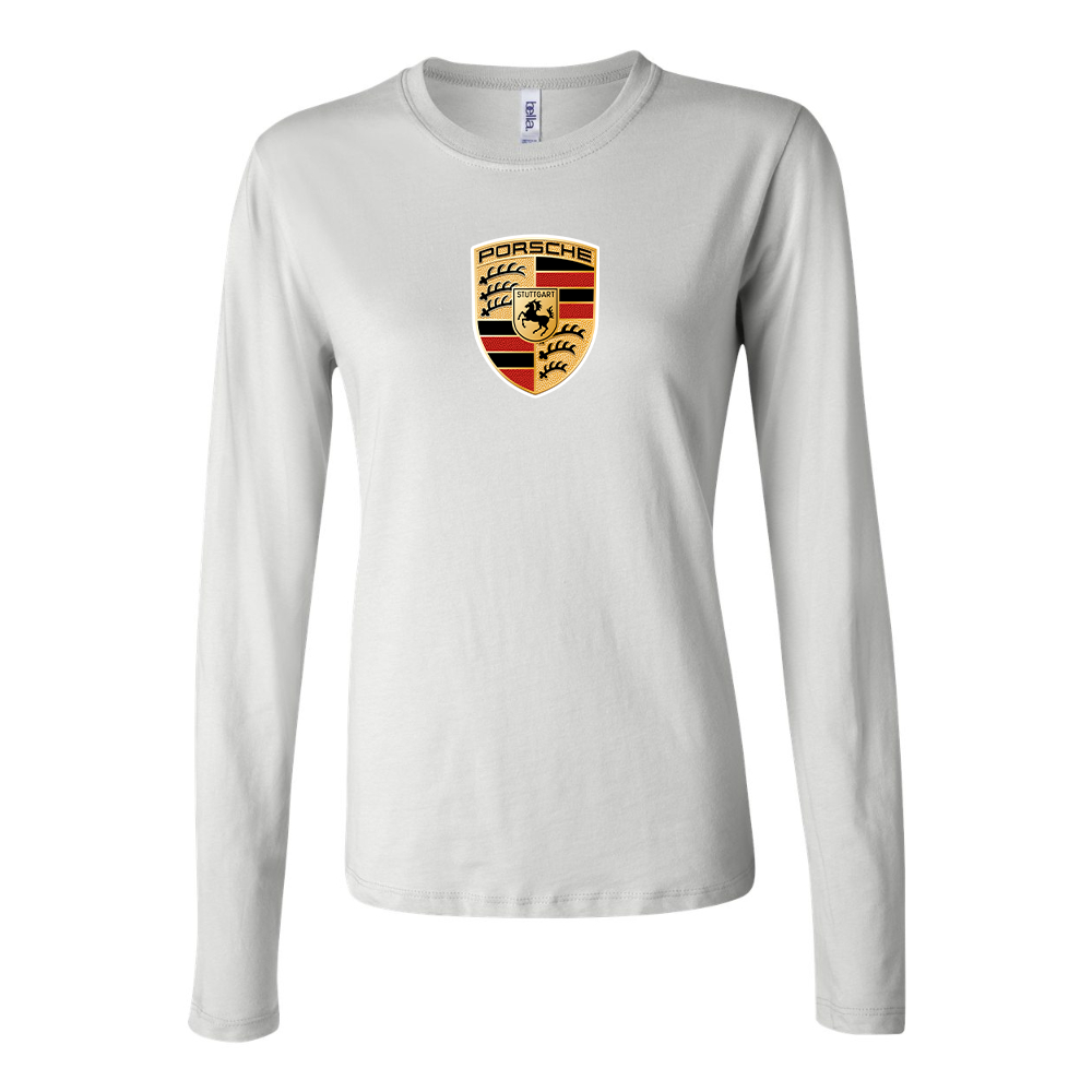Women's Porsche Car Long Sleeve T-Shirt