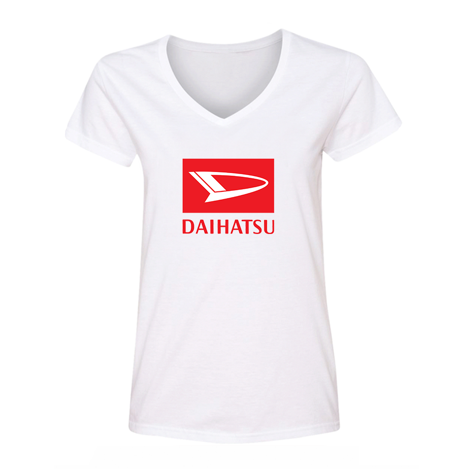 Women's Daihatsu Car Truck V-Neck T-Shirt