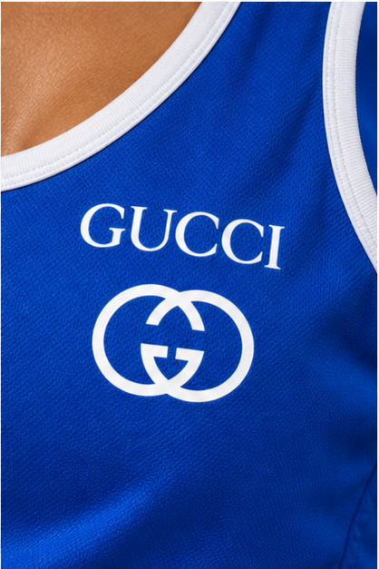 Women’s Gucci Tanktop and Shorts Set | Color: Blue | Image 5