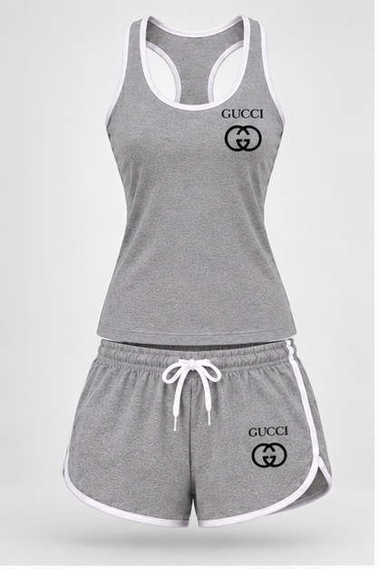 Women’s Gucci Tanktop and Shorts Set | Color: Grey | Image 1
