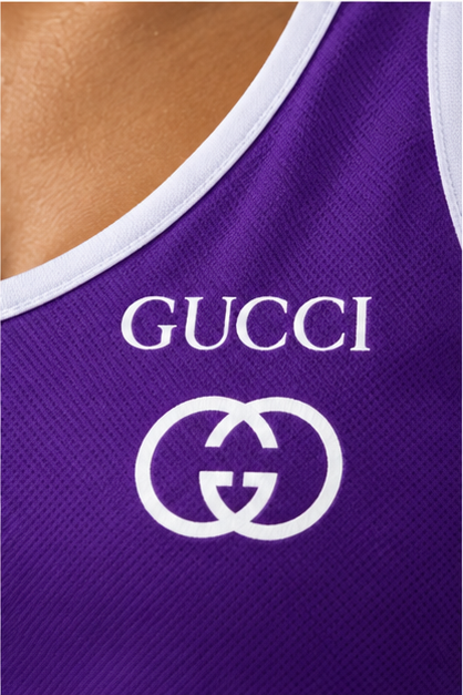 Women’s Gucci Tanktop and Shorts Set | Color: Purple | Image 5