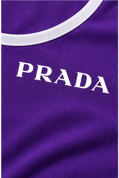 Women’s Prada Tanktop and Shorts Set | Color: Purple | Image 5