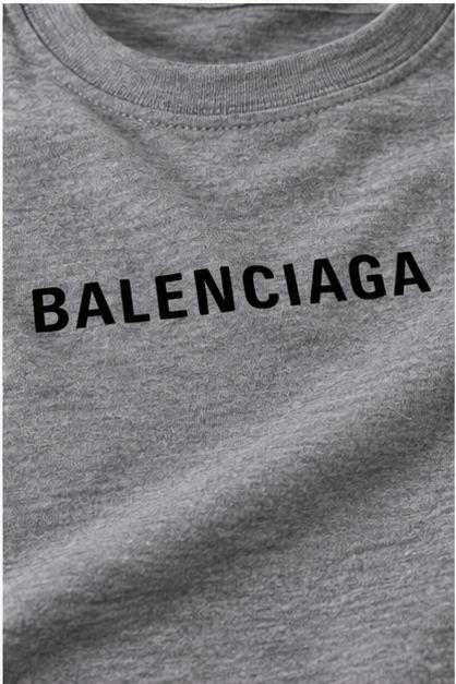 Women's Balenciaga Long Sleeve T-Shirt | Color: Grey | Image 5