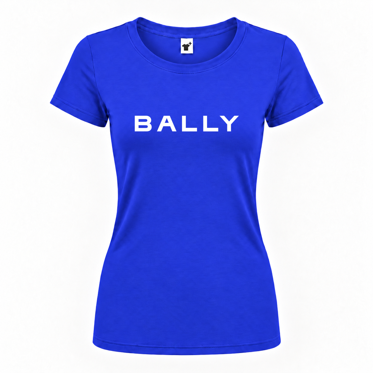 Women's Bally Round Neck T-Shirt | Color: Royal Blue | Main