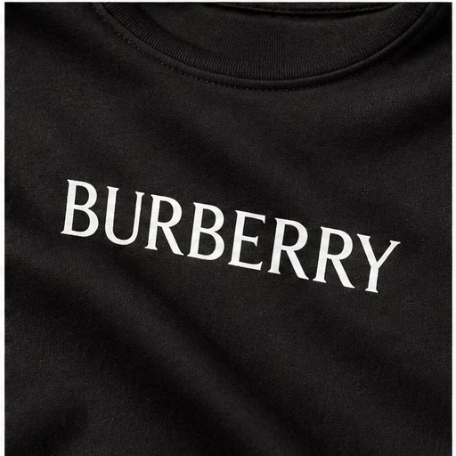 Women's Burberry Long Sleeve T-Shirt | Color: Black | Image 5