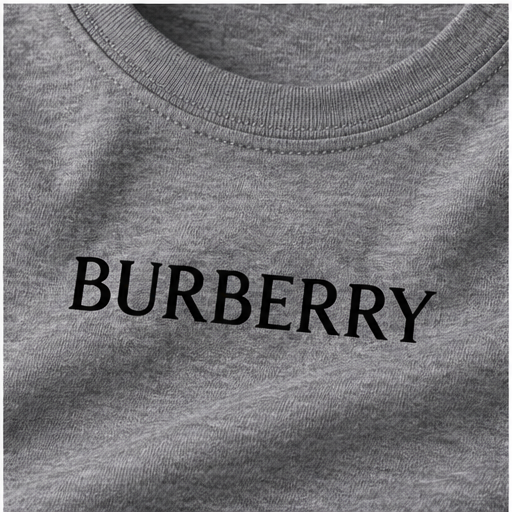Women's Burberry Long Sleeve T-Shirt | Color: Grey | Image 5