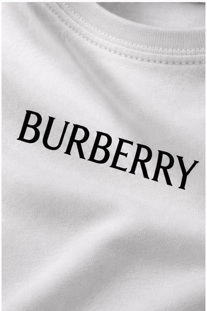 Women's Burberry Long Sleeve T-Shirt | Color: White | Image 5