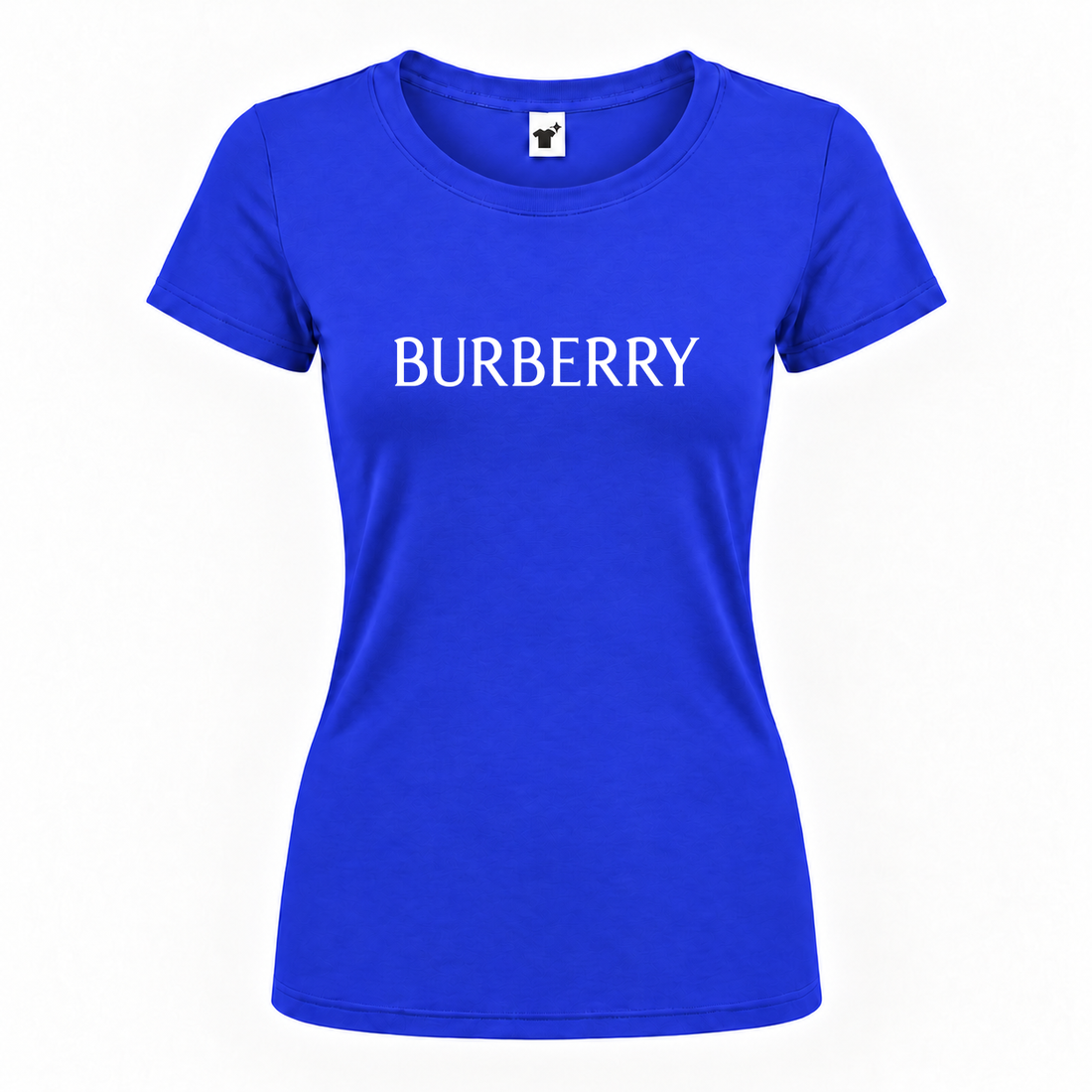 Women's Burberry Round Neck T-Shirt | Color: Royal Blue | Main