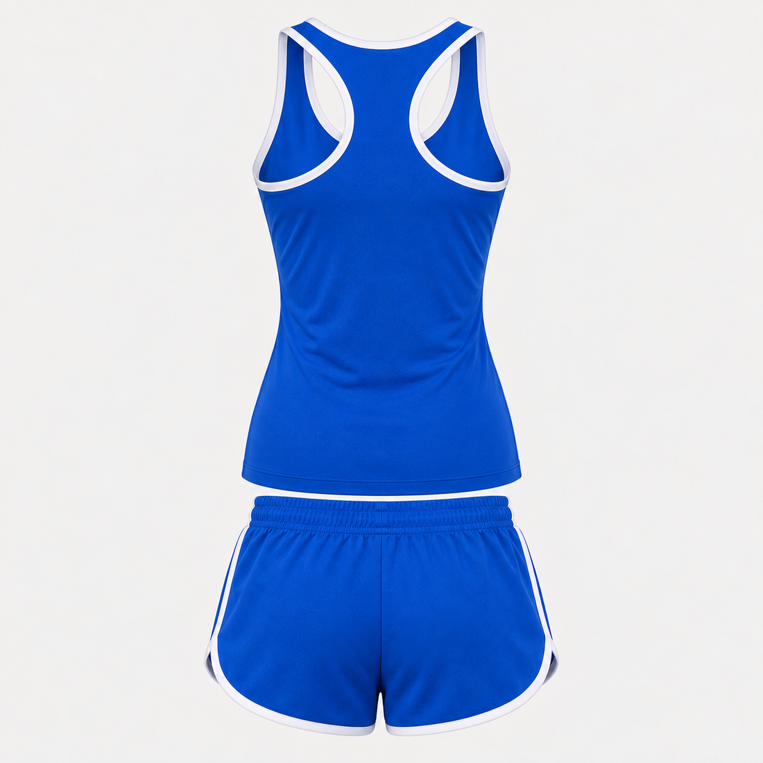 Women’s Christian Louboutin Tanktop and Shorts Set - Blue - Image 5