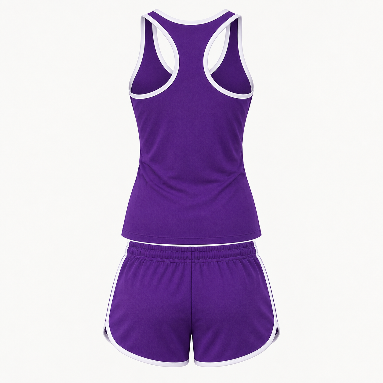 Women’s Christian Louboutin Tanktop and Shorts Set - Purple - Image 5