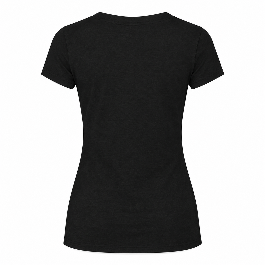 Women's Coach V-Neck T-Shirt | Color: Black | Image 3