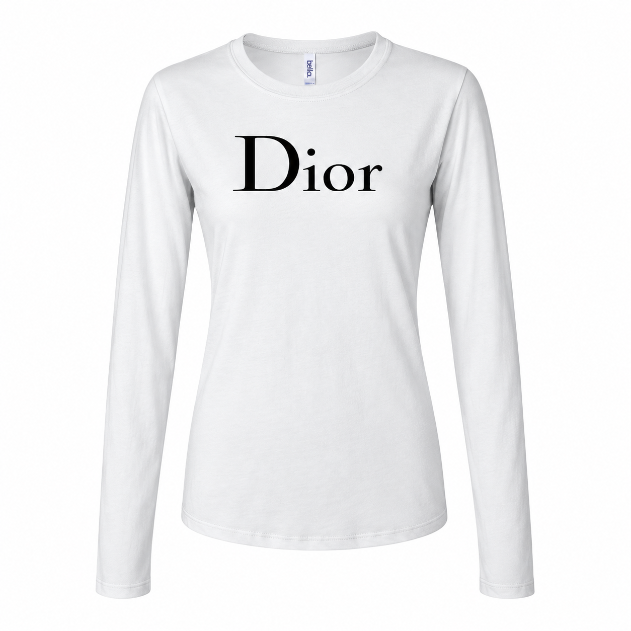 Women's Dior Long Sleeve T-Shirt | Color: White | Image 1