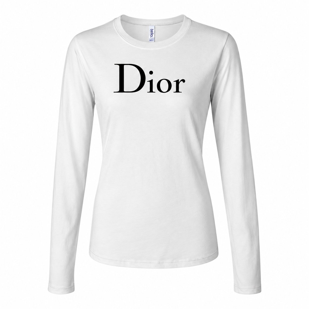 Women's Dior Long Sleeve T-Shirt | Color: White | Image 4