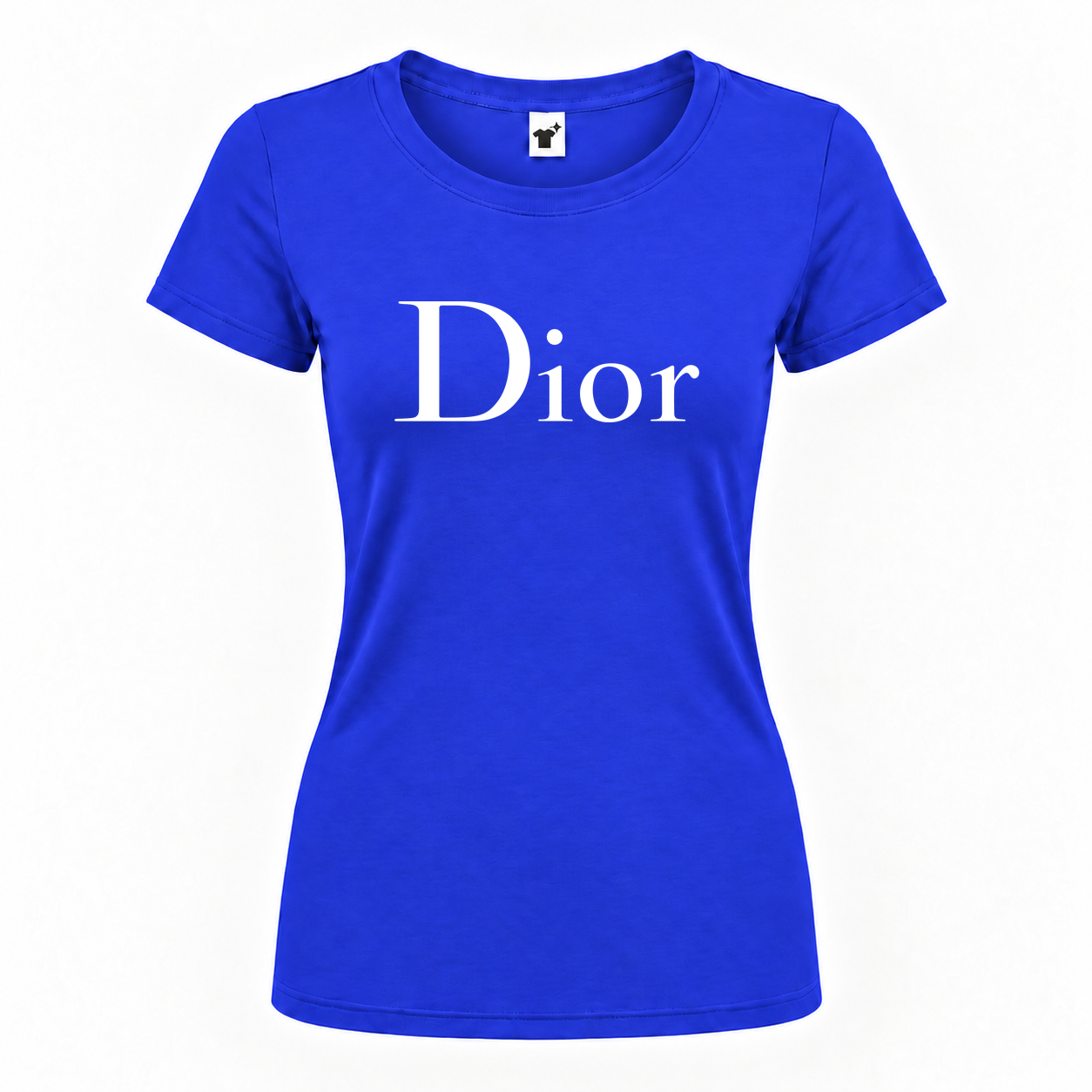 Women's Dior Round Neck T-Shirt | Color: Royal Blue | Main